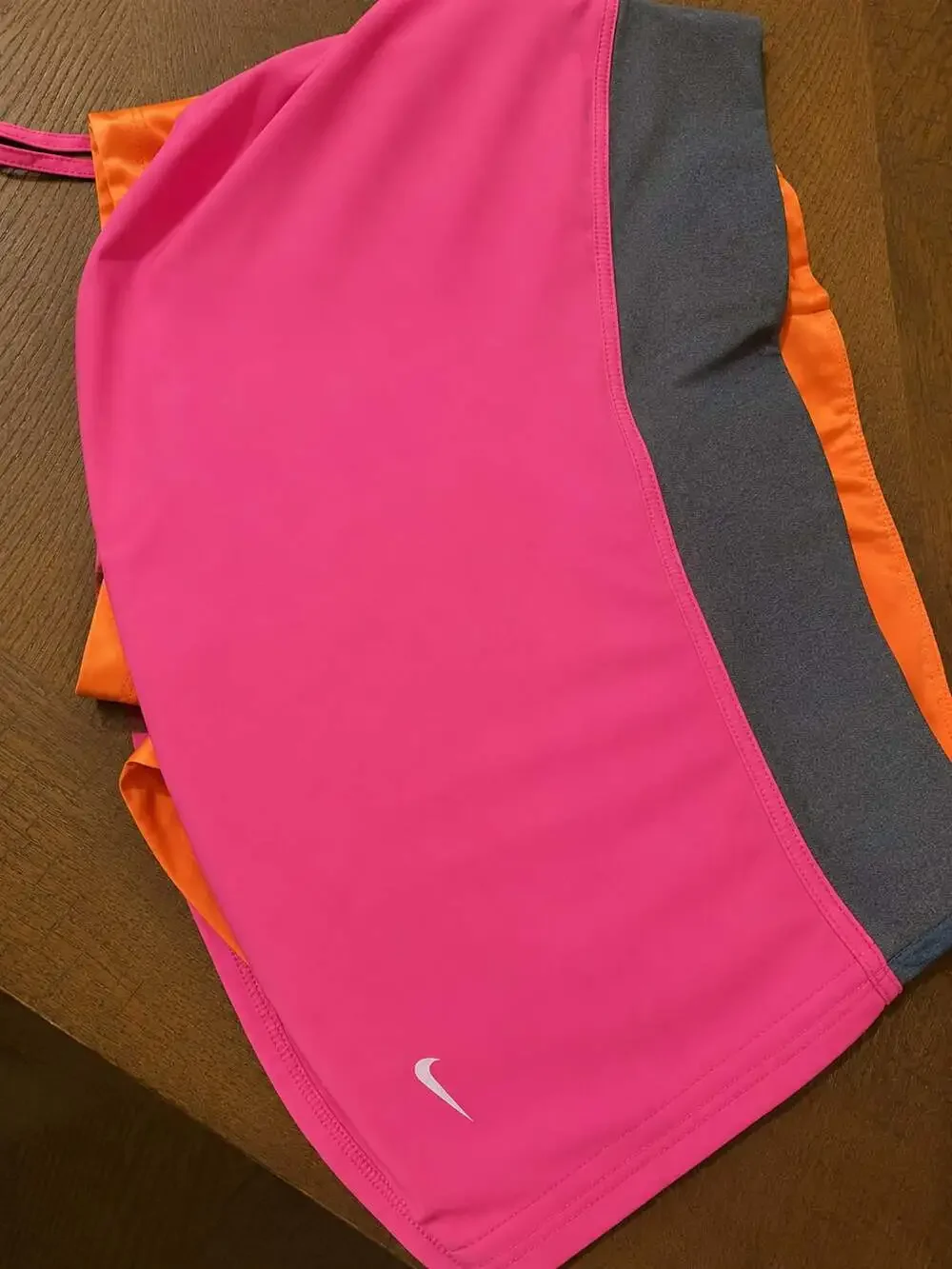 Nike Women's Dri-Fit Running skort Pink Orange Medium